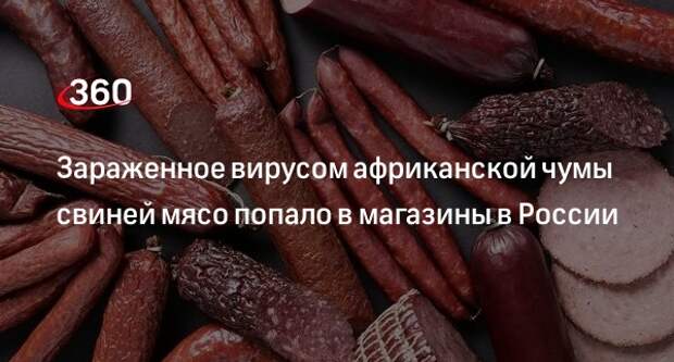Зараженное вирусом африканской чумы свиней мясо попало в магазины в России