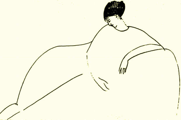 Модильяни. Портрет Анны Ахматовой, 1911 Модильяни. Портрет Анны Ахматовой, 1911