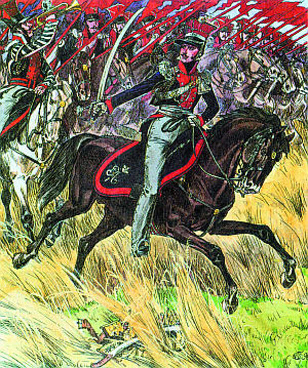 Полковник А. Бенкендорф в бою под Рушуком. 1810 год