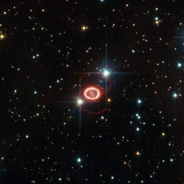 Остаток сверхновой звезды SN1987A