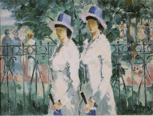 Сестры. 1930. Государственная Третьяковская галерея. Автор: Казимир Малевич.