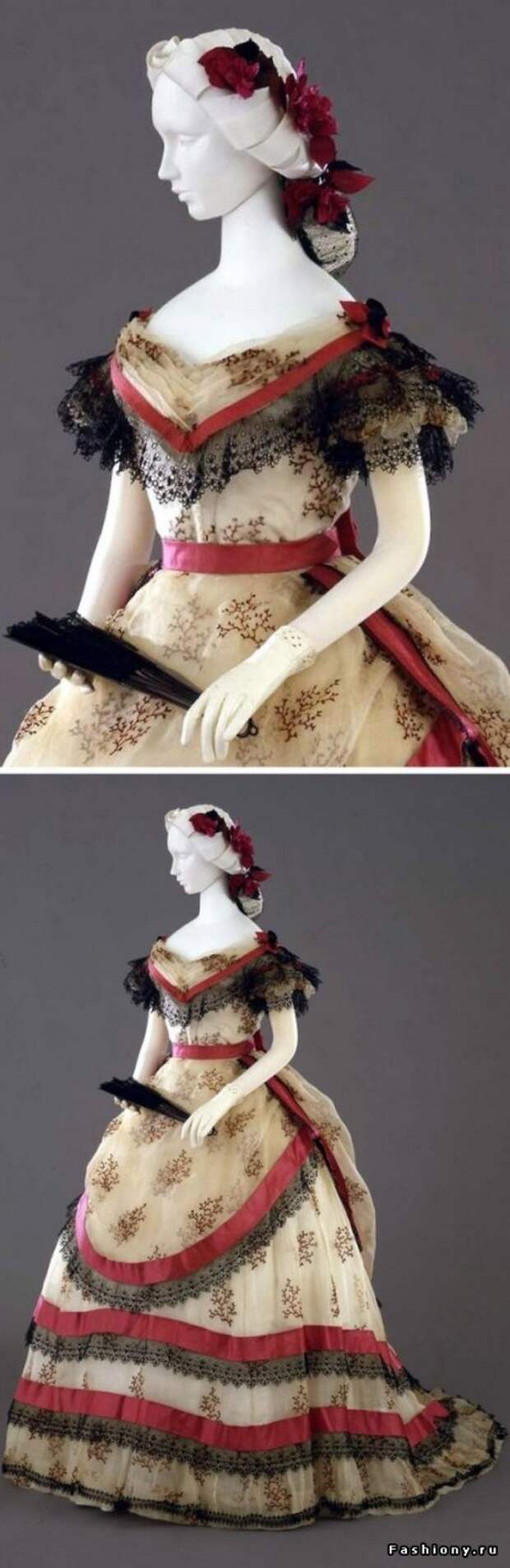 Бальное платье, Италия, 1869 г.