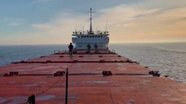 Шведская береговая охрана показала кадры захвата судна с экипажем из РФ