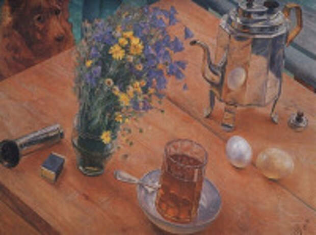 Картина Петрова-Водкина «Утренний натюрморт» (1918)