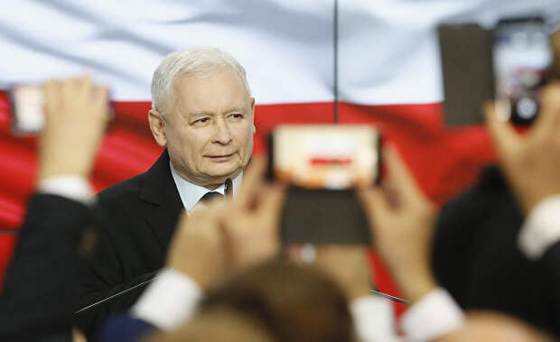 Лидер правящей партии Польши Ярослав Качиньский