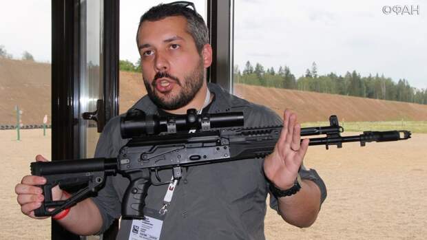 «Калашников» представил гражданские варианты АК-12 и пистолета Лебедева Владимир Онокой с гражданским карабином TR3