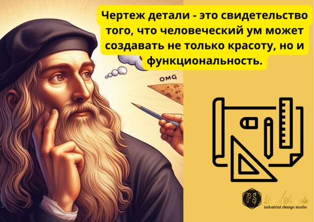 Чертеж детали - это свидетельство того, что человеческий ум может создавать не только красоту, но и функциональность.