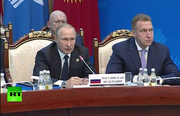 Путин ответил на возражения Киева по председательству России в СНГ (ВИДЕО)