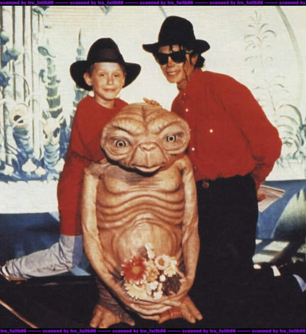 Маколей Калкин и Майкл Джексон. США. 1991 год история, фото