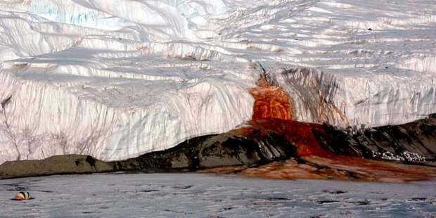 12. Кровавый водопад, Антарктида загадка, земля, природа, явление