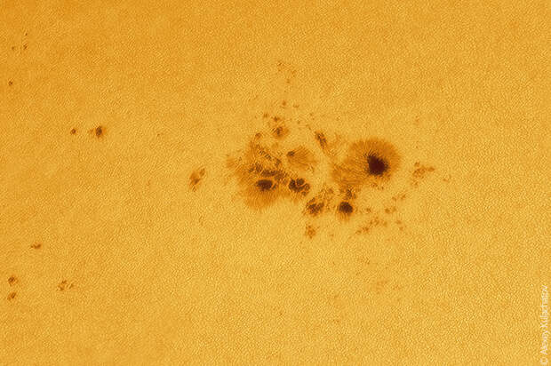 Солнечное пятно AR3691