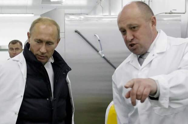 Владимир Путин и Евгений Пригожин (иллюстрация из открытых источников)