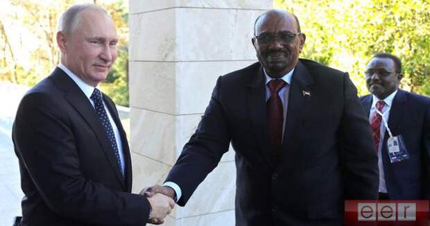 встреча Путина с лидером Судана в Сочи