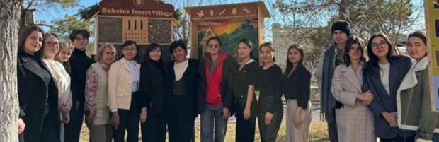 Первая в Казахстане гостиница для насекомых появилась в Карагандинском университете