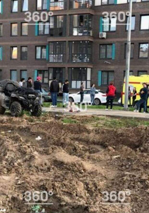Поездка на квадроцикле для пьяных жителей Мытищ закончилась реанимацией. Видео