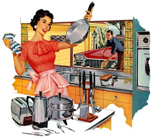 Картинки по запросу домохозяйка американский идеал