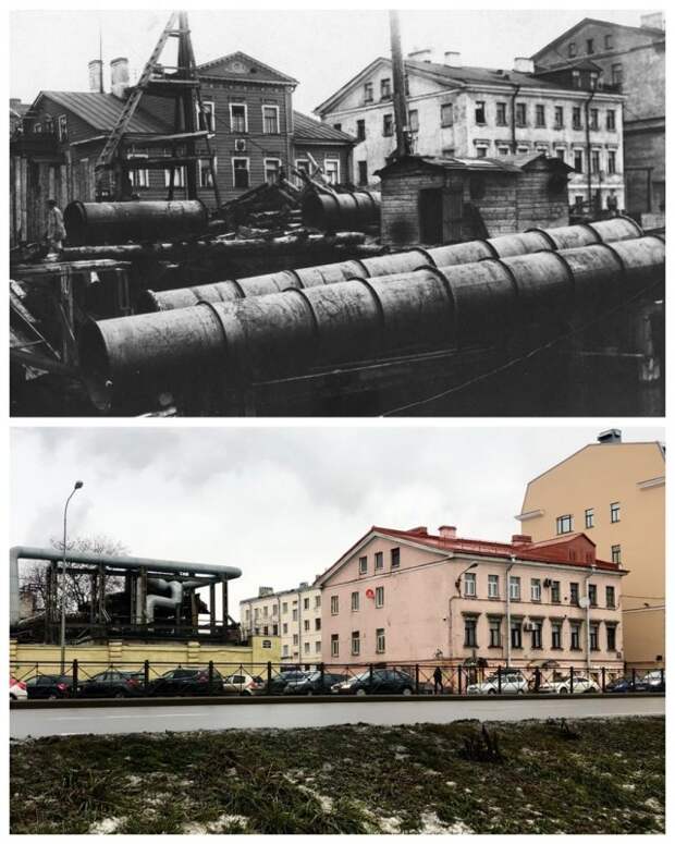 Синопская набережная.1931 и 2021 год.