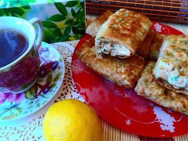 ленивые рыбные пирожки