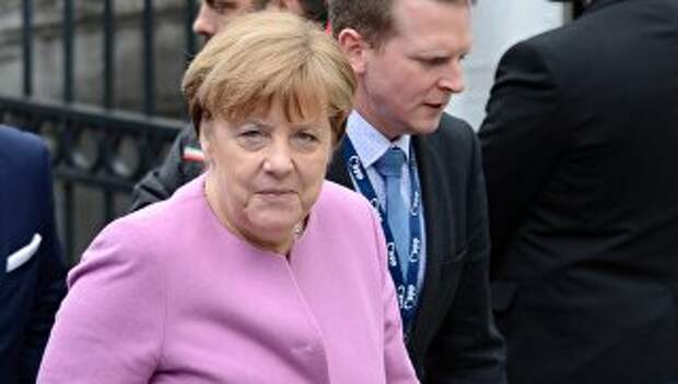 Канцлер Германии Ангела Меркель перед началом официальной встречи глав государств и правительств стран Евросоюза в Брюсселе. 9 марта 2017. Архивное фото