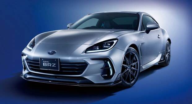 Subaru BRZ 2022 года станет спортивнее с заводскими надстройками