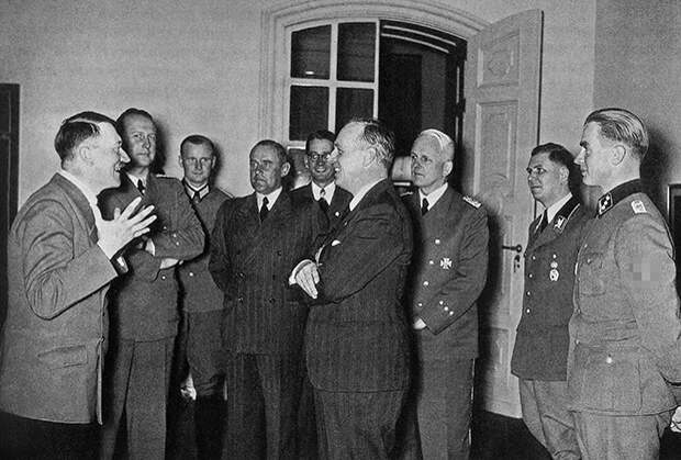 Гитлер и Риббентроп, 1939 год 