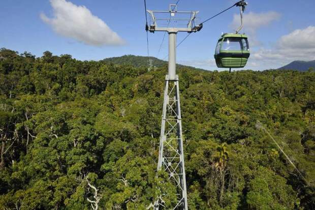 Skyrail Rainforest Cableway, Австралия. канатная дорога, мир, путешествия
