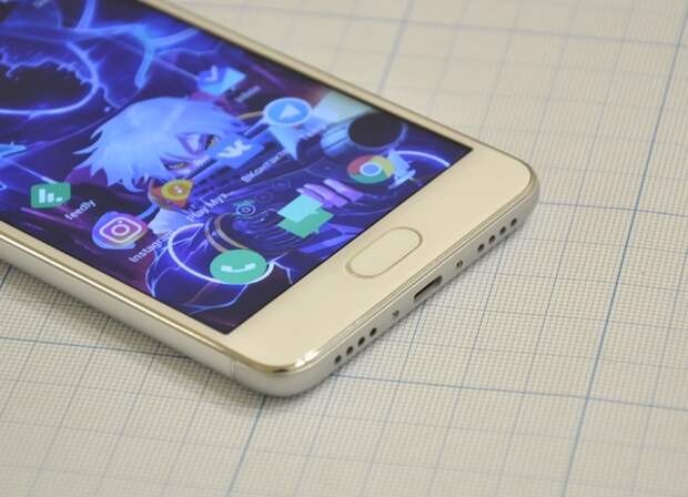 Meizu M3s mini: сканер отпечатков