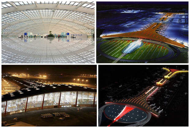 Пекинский международный аэропорт, Терминал 3, Китай. архитектура, аэропорты, красота, особенности
