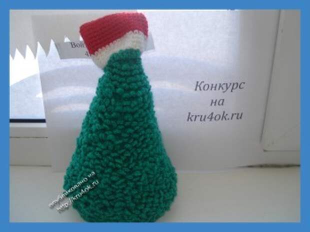 Елочки вязанные крючком