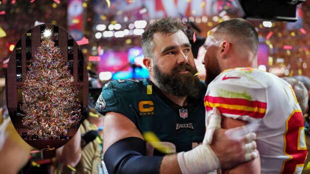 Jason Kelce Travis Kelce Christmas Song
