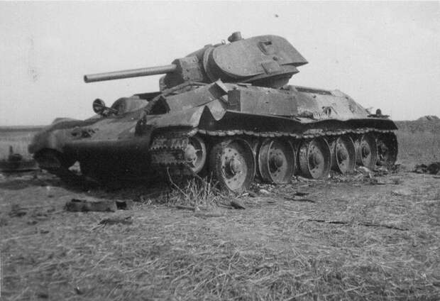 Про поражаемость танка Т-34