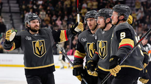 Гол Барбашёва и пас Дорофеева помогли «Вегасу» обыграть в овертайме «Детройт»