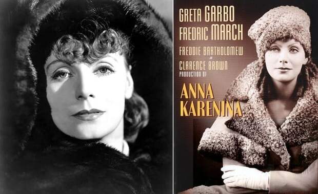 Грета Гарбо в роли Анны Карениной, 1935 | Фото: topnews.ru