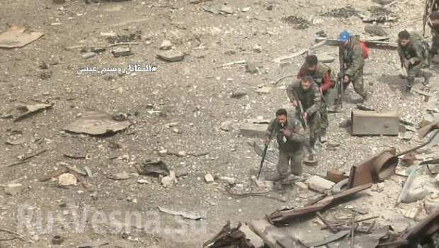 Жестокие городские бои под Дамаском: Армия Сирии освобождает г. Кабун (ФОТО) | Русская весна