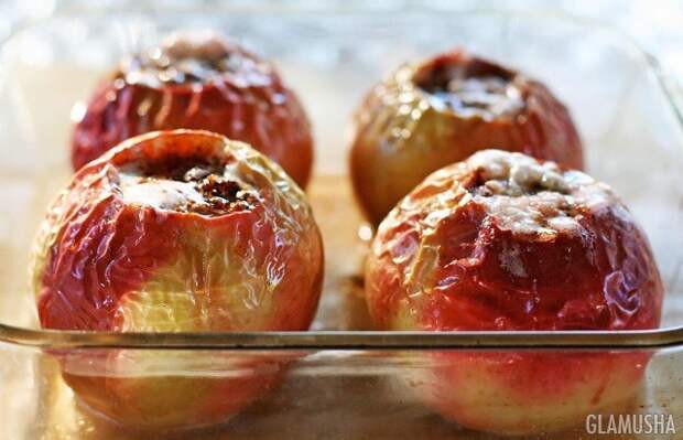 яблоки запеченные в духовке рецепт