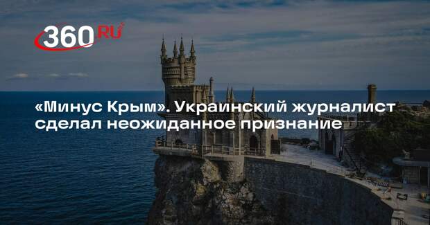 Журналист Дроздов: мир считает отказ Украины от Крыма нужным для мира