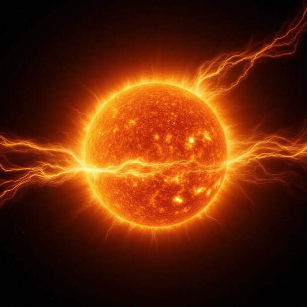 На Землю летит мощный удар с Солнца: учёные предупредили о первой магнитной буре года
