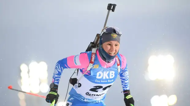 Резцова завоевала первую личную медаль для российских биатлонисток на КМ за два года