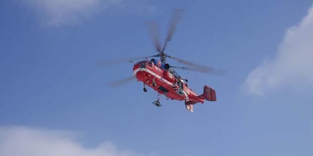 С 1 мая вертолеты МАЦ начнут мониторинг пожароопасной обстановки в Москве / Фото: Е.Самарин, mos.ru