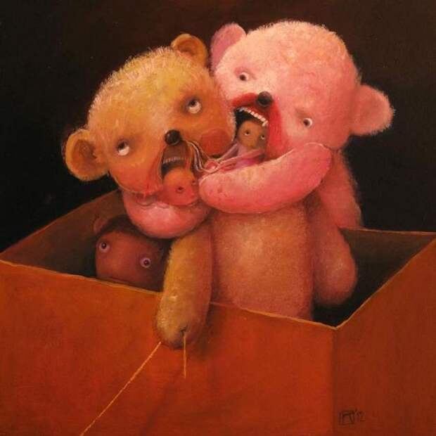 Плюшевые мишки. Автор: Krzysztof Iwin.