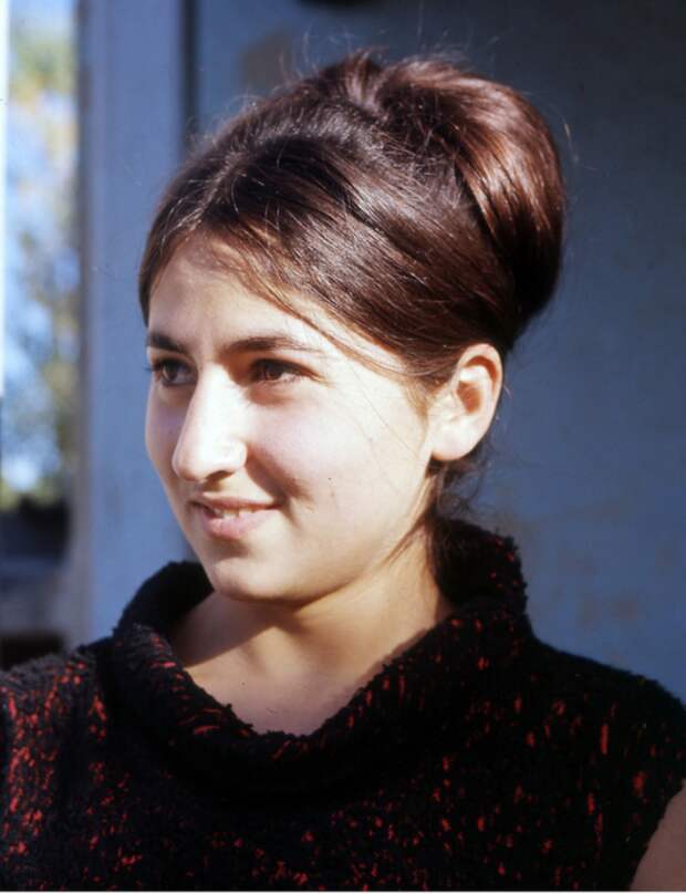Молодая грузинка. СССР, Тбилиси, 1963 год.
