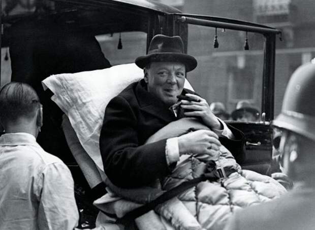 Уинстон Черчилль в хомбурге
