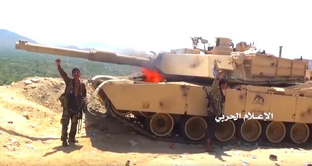 Видео уничтожения танка Abrams в Йемене попало в Сеть 