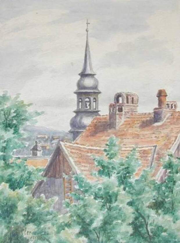 Картины Адольфа Гитлера (26 фото)