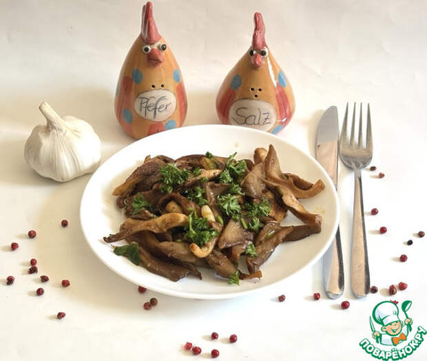 Глазированные, пряные вешенки