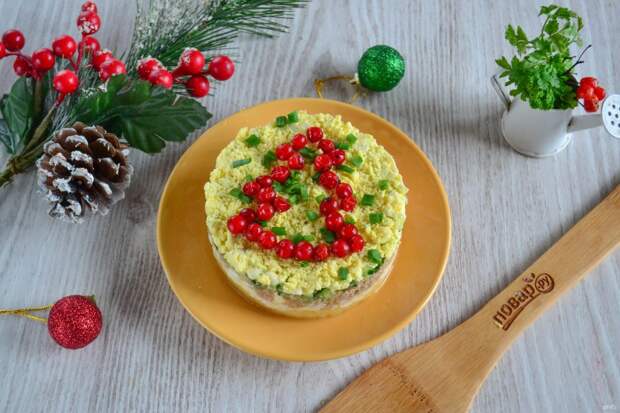 Салат с треской