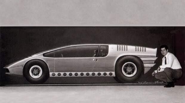 История создания Bizzarini Manta в фотографиях от начала… Bizzarrini Manta, Джорджетто Джуджаро, авто, автодизайн, автомобили, аэродинамика, дизайнер