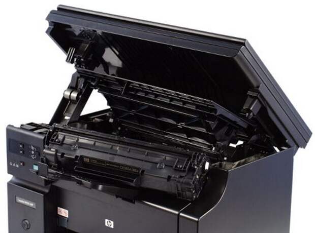 Как вставить картридж в принтер hp laserjet pro mfp m132a