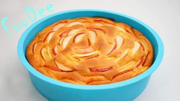 Фото к рецепту: Шарлотка с Яблоками   САМЫЙ Вкусный и Простой Рецепт   