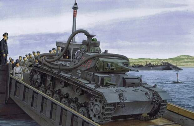 Подводный танк: Panzerkampfwagen III Ausf H(U) – Tauchfahig (U-Panzer)
